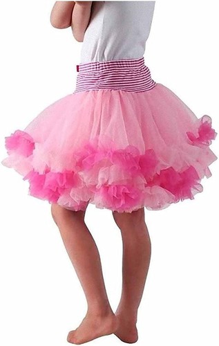 JONA MICHELLE girl's Pink Layered TUTU SKIRT, Size XS (2T-3T) - Picture 2 of 3