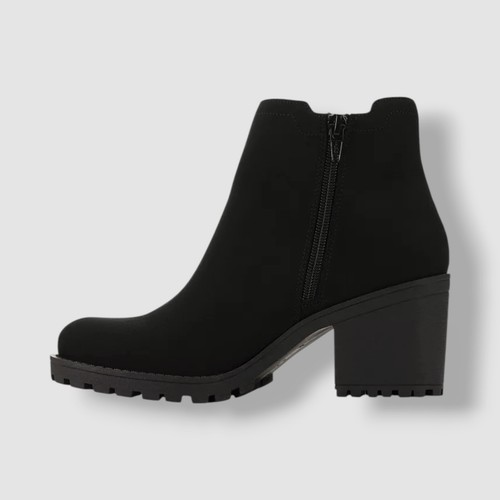Zapato botines Sun + Stone para mujer negro con suela micro morghan tacón bloque talla 6 - Imagen 2 de 7