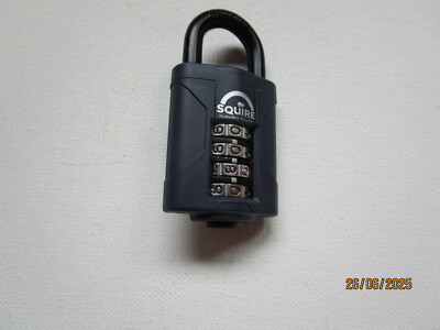 Squire Combi CP40-Hochleistungszahlenschloss-4-stelliges Zahlenschloss-in Blau