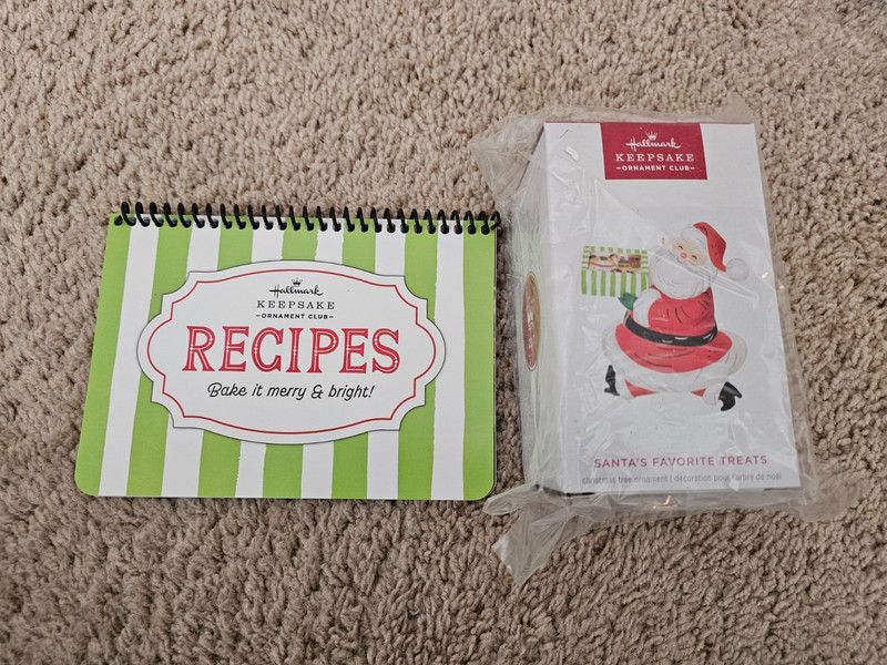 Brand New 2025 Hallmark Keepsake Club Member Exclusive Santa's Favorite Treats &