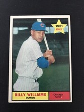 1961 Topps #141 Billy Williams Ex RC Rookie Chicago Cubs HOF