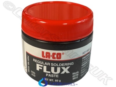LACO FLUSSMITTEL PASTE ZUM LÖTEN WRC WRAS ZUGELASSEN NICHT GIFTIG FÜR KUPFERROHR ROHR