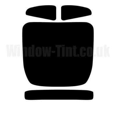 Pre Cut Window Tint for Honda CR-Z 2010+ 5% Limo Black Rear Car Tinting Film