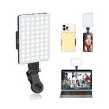 Selfie Light, Phone Light with Front  Back Clip, 60 LED Portable Light with ...