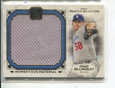 2014 Museum Collection Momentous Material Jumbo Relics Gold /35 Chad Billingsley