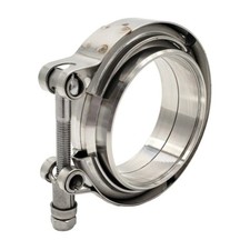 4 Stainless Steel V Band Clamp Male Female Flange Exhaust Intercooler Pipe