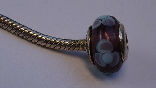 Original Pandora Beads Element Glass Murano Flowers 790640 Silver Charms #21a - Picture 3 of 4