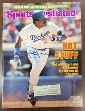 Pedro Guerrero Signed Auto 8/5/85 Sports Illustrated Magazine Dodgers Beckett 