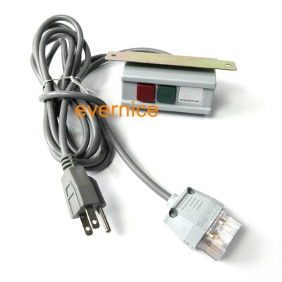 SWITCH ON/OFF BOX & 3 PRONG POWER CORD For Industrial Sewing Machine ...