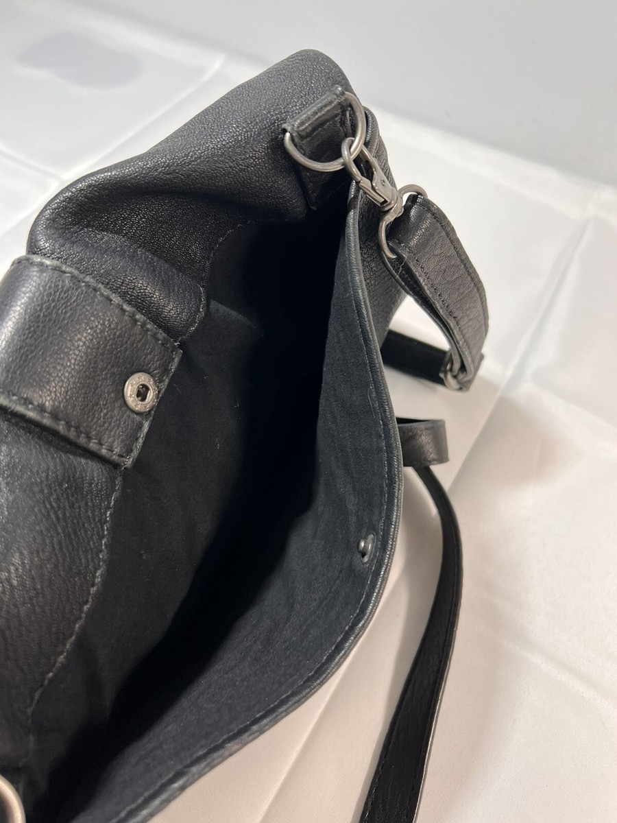 J Jill Crossbody Handbag Black Genuine Leather Purse | eBay