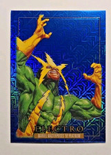 2024 Marvel Masterpieces '92 Platinum Electro Blue Traxx #23