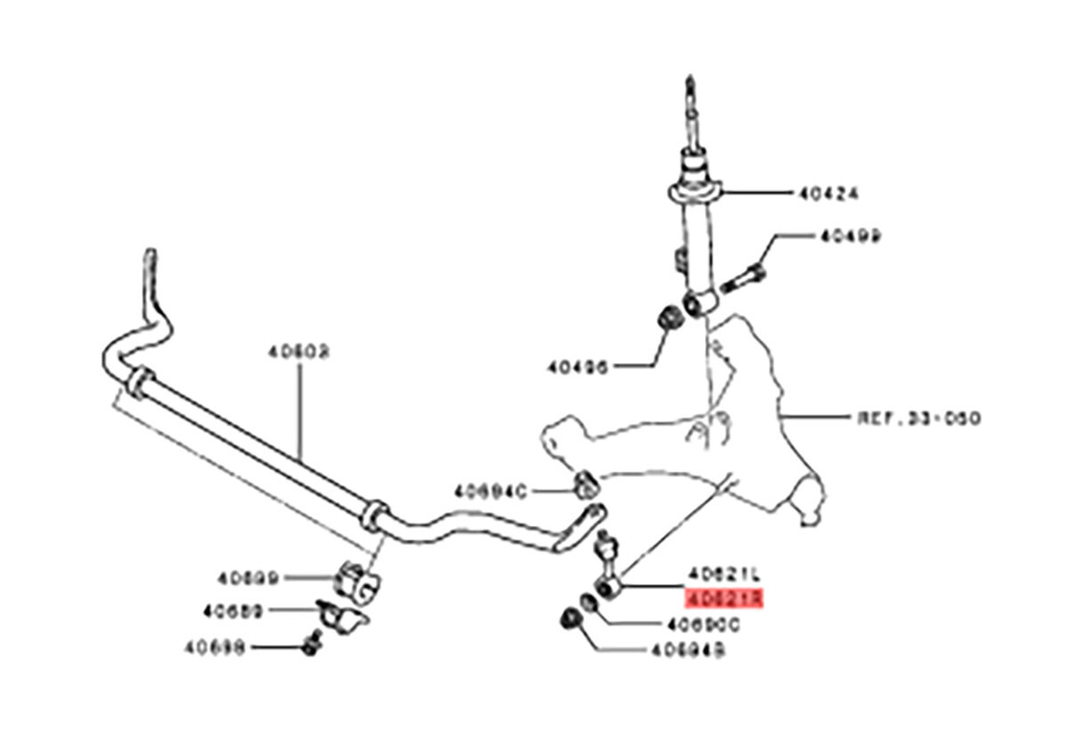 FR Suspension Stabilizer Link 4056A199 Fit Montero Pajero Sport