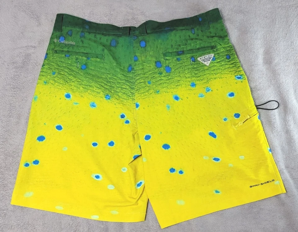 Pantalones Cortos Columbia PFG Omni-Shield HÍBRIDOS Hombres Talla 38 *ENVÍO GRATUITO Foto 4 de 4