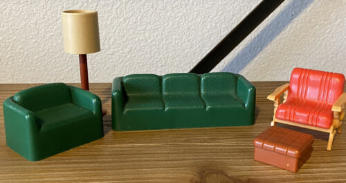 Lot de meubles maison de poupée vintage *ARCO* salon : VINTAGE des années 1970 - Photo 1/11