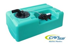 SERBATOIO ACQUA CON AUTOCLAVE 52 LITRI - 3,8LT/MIN - 12V NAUTICA BARCA CAMPER