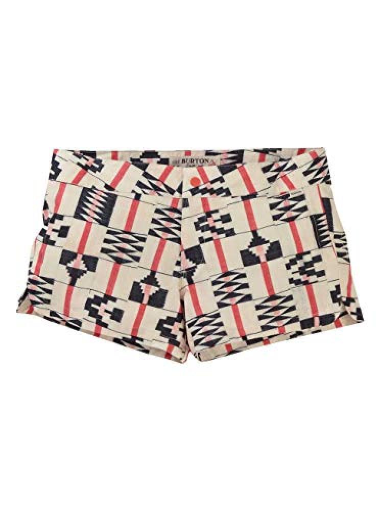 (TG. 29) Burton Shearwater Pantaloncini Sportivi, Donna, Burnt Sienna Brickstrip