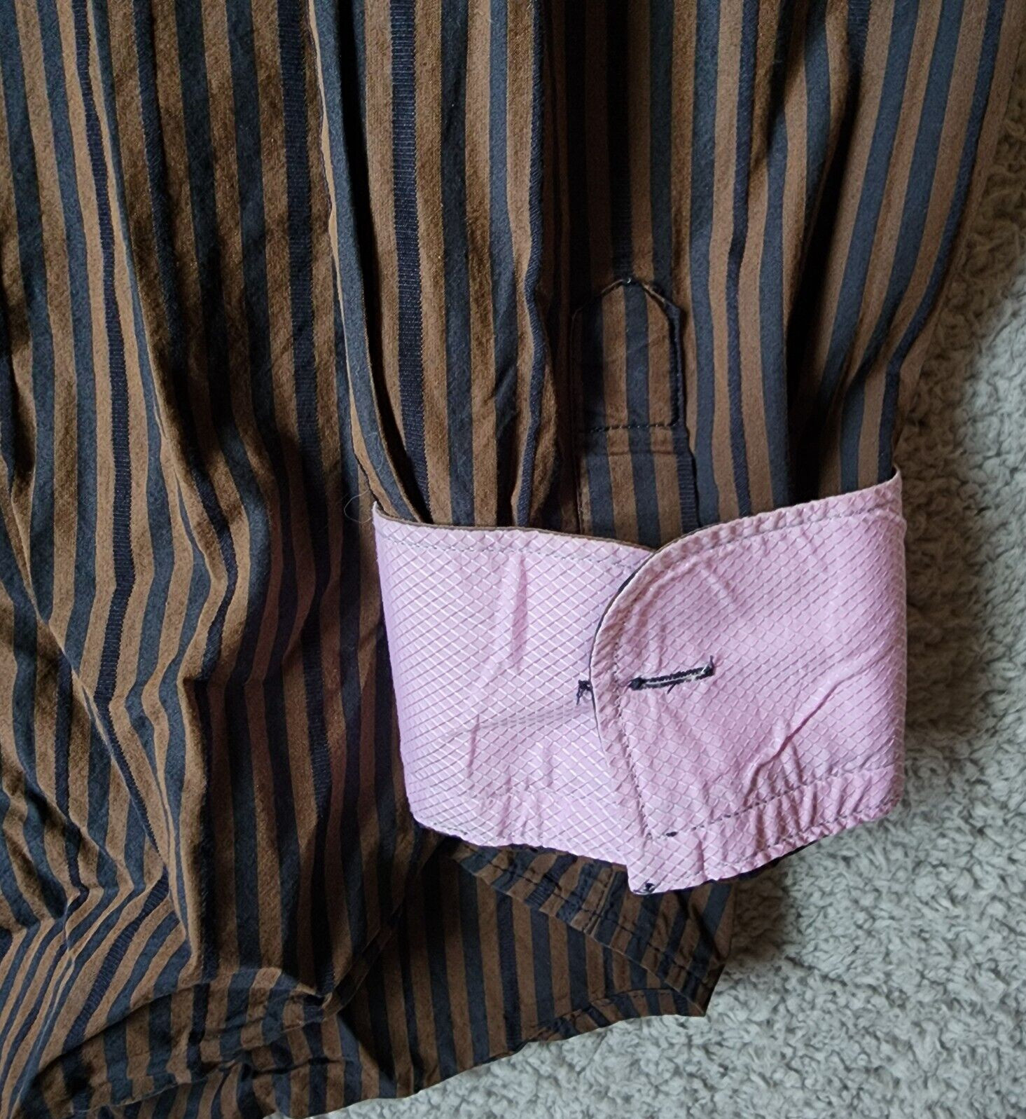 x2 Express Arnold Stuart Striped Button Up Long S… - image 7