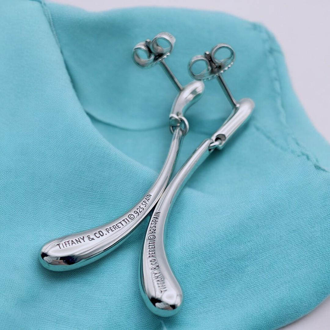 Tiffany & Co. Tear Drop ピアス リング925 セット Tiffany & Co. Teardrop Dangle Earrings Silver 925 Used | eBay