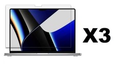 3-Pack Screen Protector for Apple MacBook Pro 16" M4/M3/M2/M1/Pro/Max 2021-2024