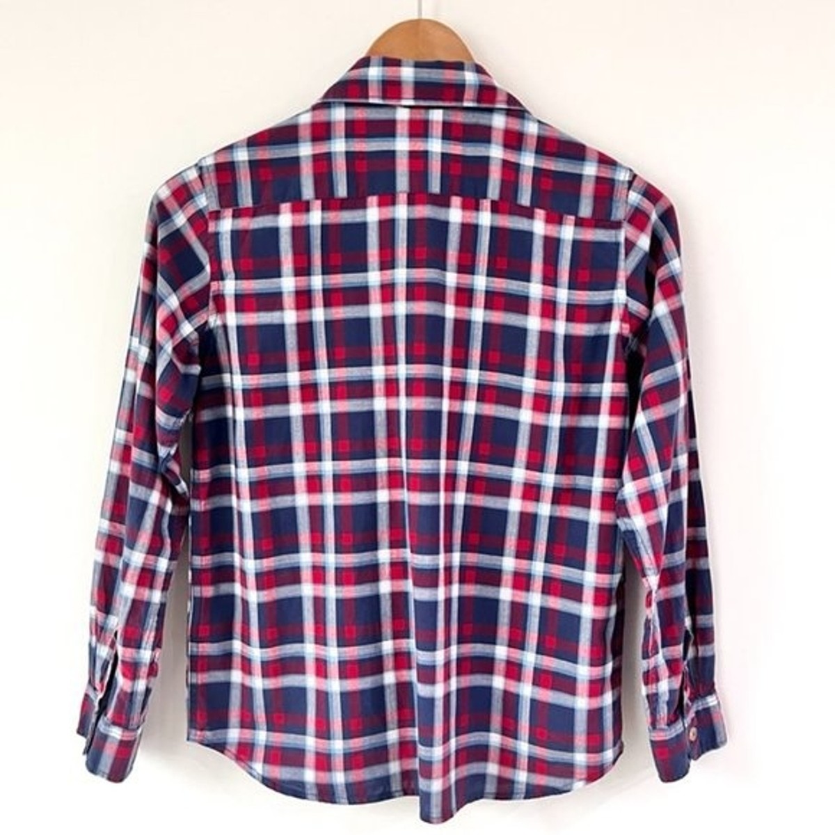 シャツ IONSEOUL No.0031 hood check over SHIRT BJ334 Uniqlo Boys Button Up Plaid Shirt Long Sleeve Size 10/11