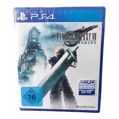 Final Fantasy 7 VII HD Remake - PS4 Playstation 4 - NEU OVP