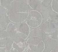 Vliestapete Kreise Grafik Grau Silber Metallic Livingwalls 37900-2 (3,52€/1Qm)