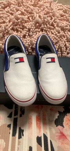 Tommy Hilfiger flats White multi texture oaklyn3