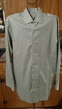 Banana Republic Mens Striped 100 Cotton Dress Shirt  Size L 16-16 1/2