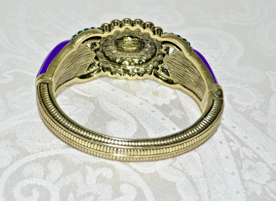 Новый в коробке $180 Heidi Daus коллекционное издание кристалл акцентированный браслет фуксия M/L - Изображение 4 из 4