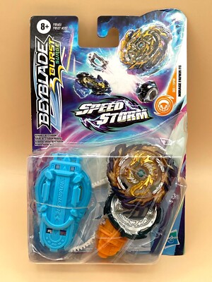Beyblade Burst Surge Speed Storm Mirage Fafnir F6 Starter Pack, Top and Launcher