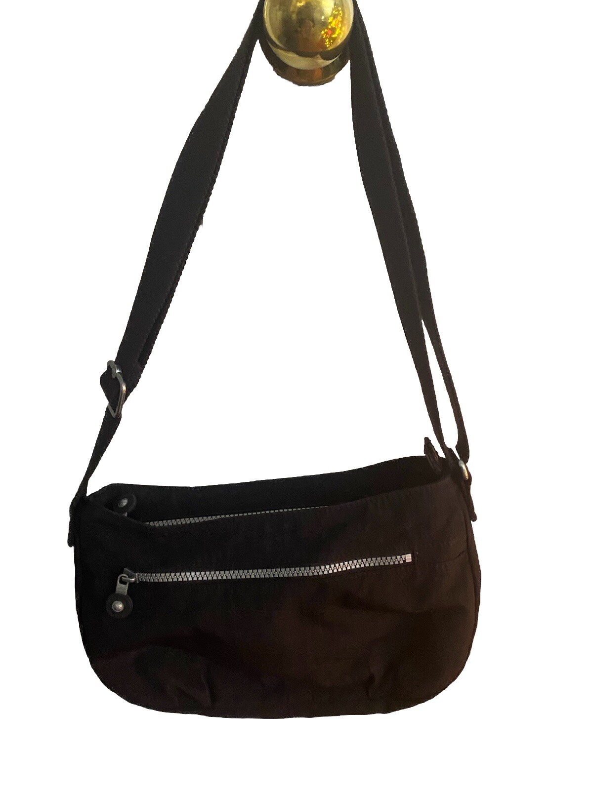 Kipling Black Medium Polyamide Syro Crossbody Tra… - image 10