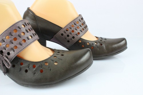 Caprice Scarpe Piccoli Tacchi pelle Marrone Talpa T 40 Molto Buone Condizioni - Foto 3 di 11