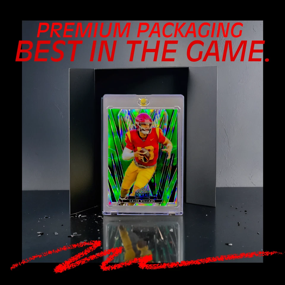 JALEN HURTS ROOKIE REFRACTOR SILVER WAVE HOLO SP Insert 2020 - EAGLES SUPER BOWL - Image 4 of 4