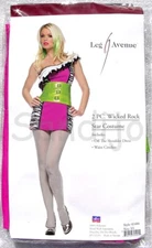 Wicked Rock Star Costume, Style 83406, Adult Women's 2 Piece, Size XS