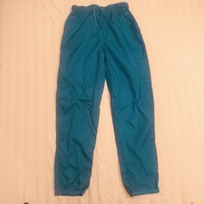 VTG Nike Pants Mens Small Blue Track Windbreaker Warm Up Running Joggers Nylon