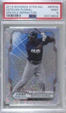 2019 Bowman Sterling Prospect Speckle Refractor /99 Estevan Florial PSA 9 8d2