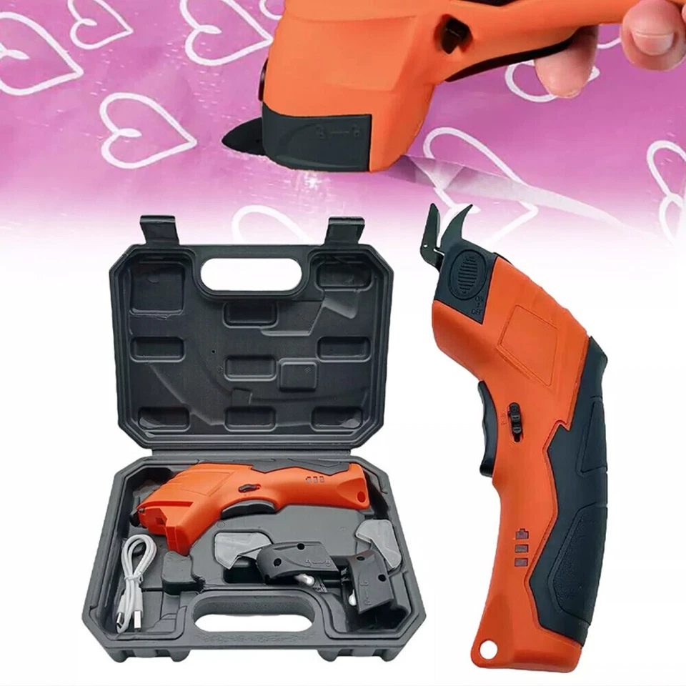 Super tesoura recarregável ferramenta de corte definitiva e artesanato doméstico tesoura sem fio - Imagem 2 de 4