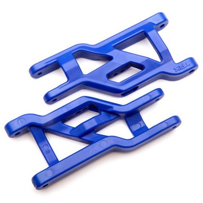 Traxxas 1/10 Rustler 2WD VXL * Front Suspension Arms, Heavy Duty, Blue * 3631A