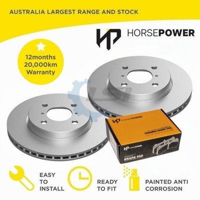 Front Premium Brake Pads and Disc Rotors Set for Suzuki SWIFT EZ 1.5 2005-2011