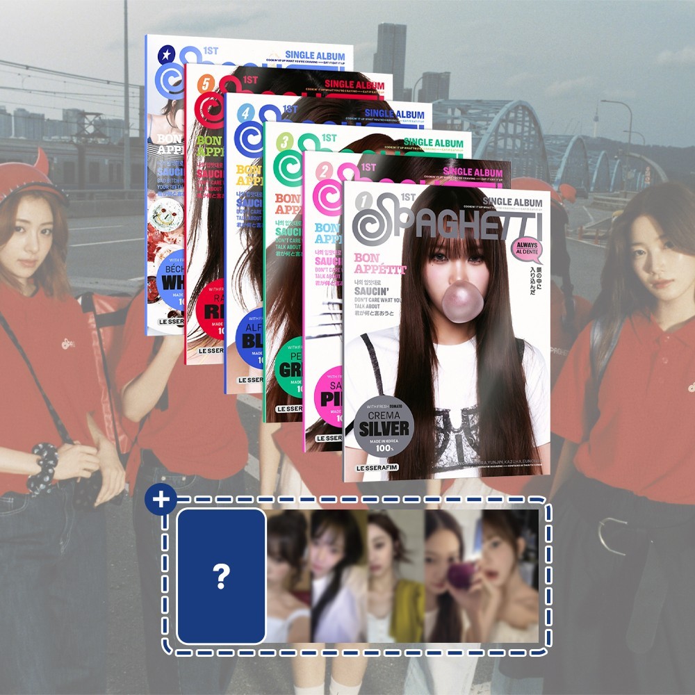 GIFT] LE SSERAFIM 1st Single Album [ SPAGHETTI ] COMPACT Ver | eBay