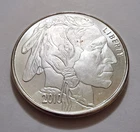 2010 Buffalo / Warrior 1 Troy Oz Silver Round • .999 Fine • X19