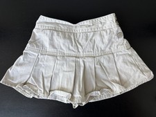 Vintage Y2K 100 Cotton Cherokee Girls Khaki Skort Skirt With Shorts 3T