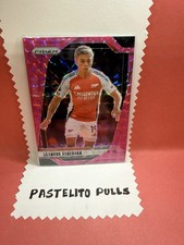 Panini Prizm 2024-25 Premier League Arsenal Leandro Trossard Pink Mosaic #27