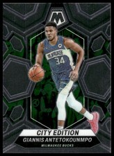 Giannis Antetokounmpo 2023-24 Panini Mosaic #279 City Edition Milwaukee Bucks