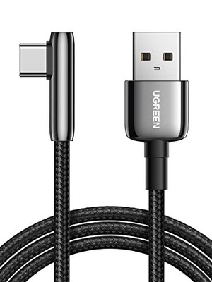 90 Degree Braided USB C Cable for Devices