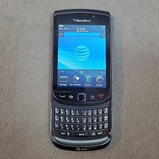 BlackBerry 9800 Torch AT&T Slider Smartphone 3G – Powers On – Clean Reset #c