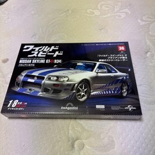 The Fast and the Furious NISSAN SKYLINE GT-R (R34) 1/18 scale #QY72US