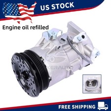 4PK AC Compressor Fit Toyota Yaris 1.3 Coroll...