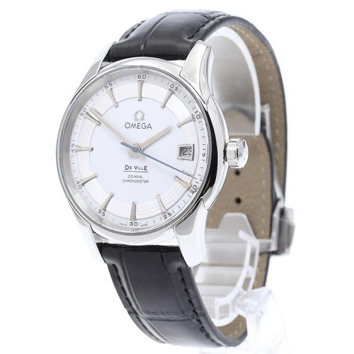 OMEGA DE VILLE HOUR VISION 431.33.41.21.02.001 41mm SS Silver ...