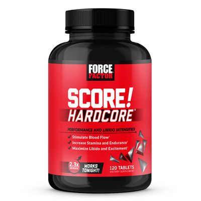 Force Factor Score! Hardcore Performance Intensifier - 120 Tabletten